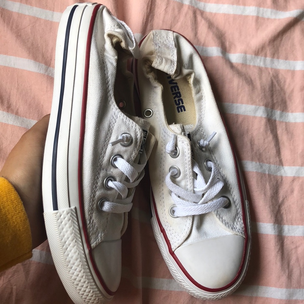 White converse size 6 woman